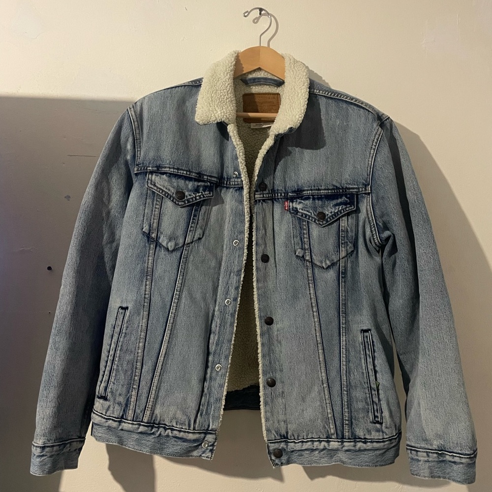 Levi's Premium Lightweight Sherpa Jacket Size XL